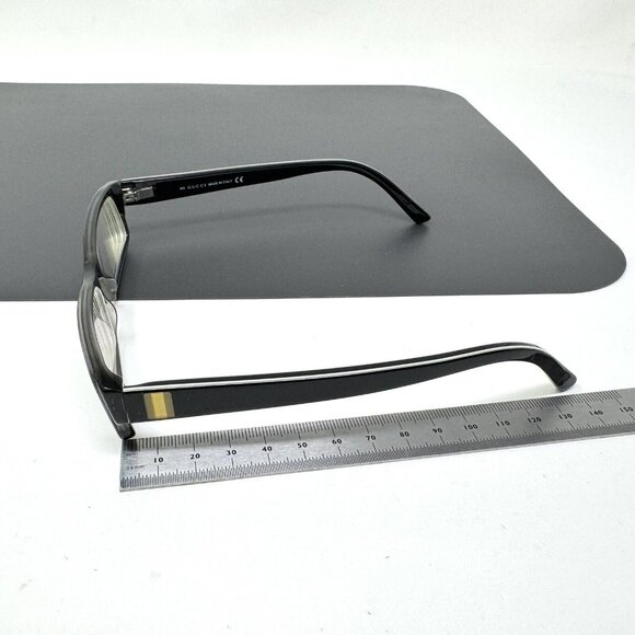 Gucci GG1576 EOK Black Rectangular Eyeglass Frame Italy 55-15-145 GG 1576 - Picture 11 of 11